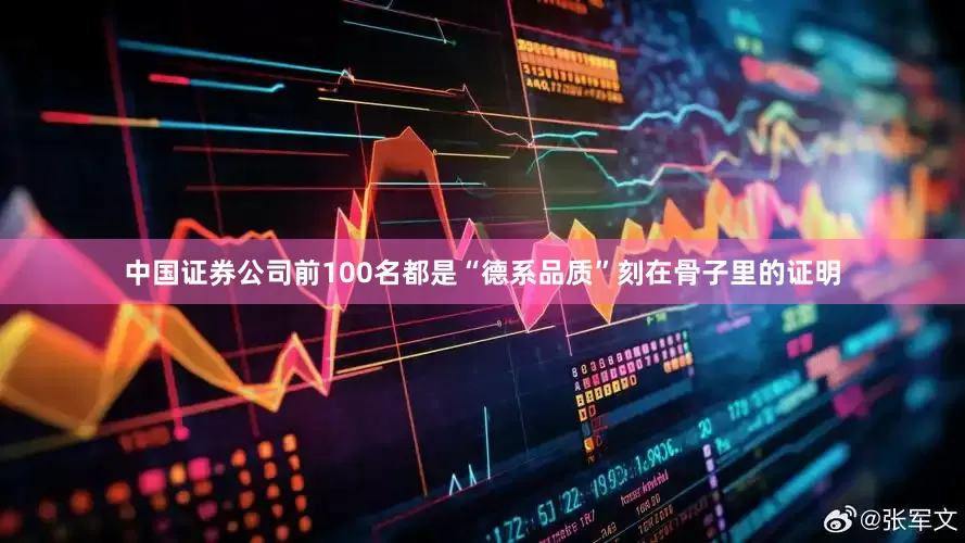 中国证券公司前100名都是“德系品质”刻在骨子里的证明