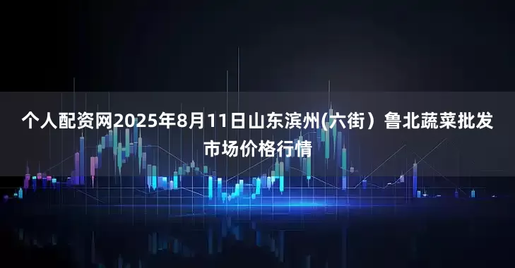 个人配资网2025年8月11日山东滨州(六街)鲁北蔬菜批发市场价格行情